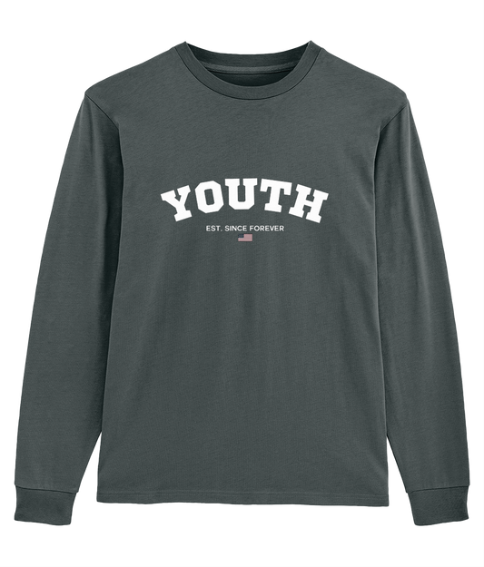 Youth Brand Est Since Forever Shifts Dry Hand Feeling Long Sleeve T-Shirt