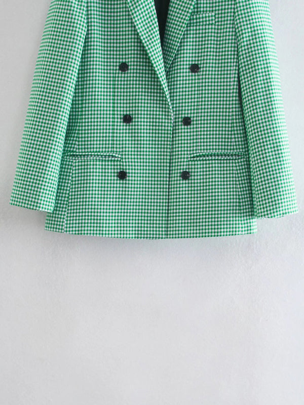 Youth Brand suit plaid small suit jacket