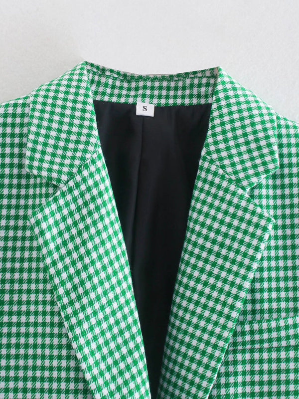 Youth Brand suit plaid small suit jacket