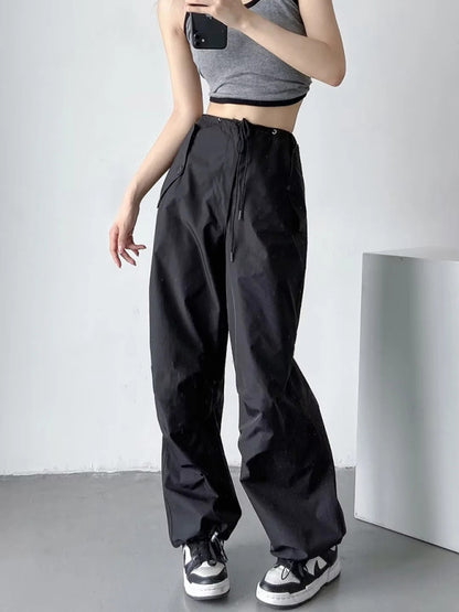 Youth Brand Large pockets,  loose wide-leg pants overalls