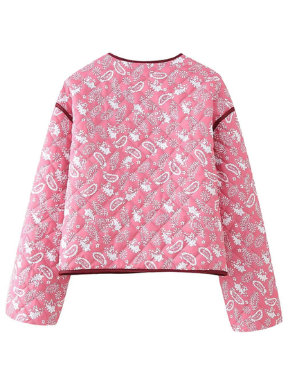 Youth Brand Street Fashion Casual Printed Cotton Jacket