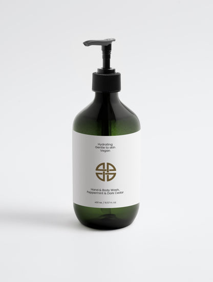 Youth Brand Hand & Body Wash, Peppermint & Dark Cedar